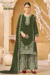 Khushali By Banwery Georgette Embroidery Work Plazzo Suits